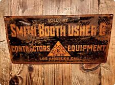 Los Angeles Industrial Tin Sign Smith Booth & Usher Manufacturing 6
