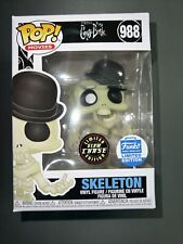 Skeleton Chase #988 Funko Shop Exclusive GITD with Pop Protector Corpse Bride  picture