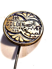 RARE City Of Vancouver Centenial Pin 1936 picture