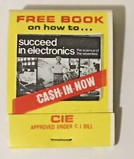 1970s Succeed In Electronics Mail-In Coupon Matchbook Approved Under the GI Bill picture