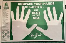 LARRY BIRD'S Boston Connect 17x11 2-sided Placemat Compare Your Hands To Larry's picture