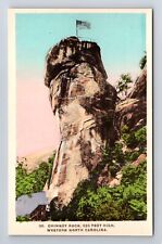 Chimney Rock NC-North Carolina, Scenic Chimney Rock, Souvenir Vintage Postcard picture