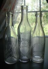 Lot of Three MANCHESTER, N.H. 1890's Soda Bottles picture