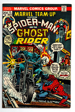 Marvel Team-Up #15 - Spider-man - Ghost rider - 1st Orb - KEY - 1973 - (-VF) picture