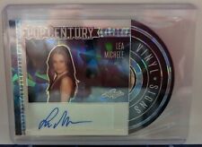 2024 Leaf Metal Pop Century Lea Michele Vinyl Signs Dark Blue Crystal Auto 2/5 picture