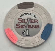 Silver Sevens $1 Casino Chip Las Vegas Nevada - H&C LCV / SCV 2013 picture