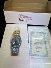 RARE NEW IN BOX MRS. BEASLEY GLASS HEIRLOOM ORNAMENT FROM ASHTON-DRAKE #76147 picture