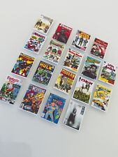 Random Miniature Comic Books Doll House Size, Marvel DC, Comics Set of 15 picture