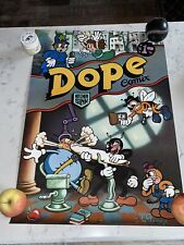 1978 DOPE COMIX Kitchen Sink comic poster 1: Pot/Marijuana/Weed/1970's MINT picture