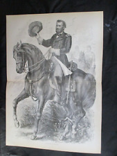 1884 Civil War Print - Union General 