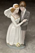 Rare 1985 GOEBEL  figurine, Bride and Groom, W Germany 10” - Signed Skrobek picture