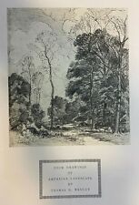 1908 American Landscape Artist Thomas R. Manley illustrated picture