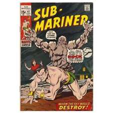 Sub-Mariner (1968 series) #41 in Fine + condition. Marvel comics [f% picture