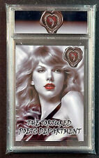 Taylor Swift The Tortured Poets Department Custom Trading Card in PSA Style Case picture