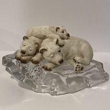 Vintage House of Lloyd - Polar Bear Family on Ice - Figurine (1995) picture