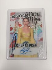 Emilia Clarke 2023 Leaf Pop Century Auto 1/1 Knockouts Refractor Game Of Thrones picture