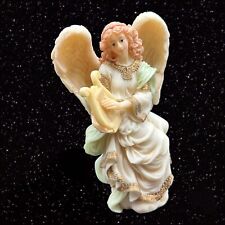 Vintage 1993 Seraphim Classics Angel Cymbeline Peace Maker Figurine 6.5”T 4”W picture