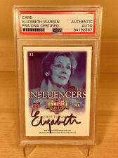 Elizabeth Warren 2016 Decision Senator Autographed Signed PSA Slabbed Card COA picture