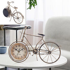 Farmhouse Bicycle Seat Clock Bike Shaped Clock Tabletop Display Ornament USA  picture