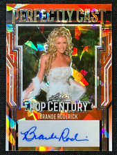 Brande Roderick 2023 Leaf Pop Century Perfectly Cast Autograph Signed Orange #/5 picture