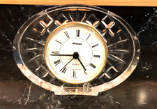 STAIGER Quartz Desk Mantel  French Lead Crystal Clock Made In West Germany picture