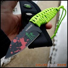 Zombie Hunter Ninja Throwing Kunai Knife Military Fixed Blade Combat + Sheath picture