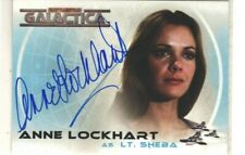 Battlestar Galactica Colonial Warriors LT. SHEBA  Anne Lockhart Autograph card picture