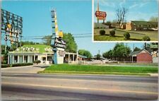 1960s NASHVILLE, Tennessee Postcard ALAMO PLAZA MOTEL / Dexter Chrome Unused picture