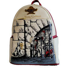 RARE Disney Park Pirates of the Caribbean Loungefly Mini Backpack Jail Scene NEW picture
