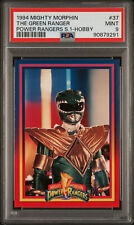 1994 Power Rangers Series 1 Hobby #37 The Green Ranger PSA 9 Mint picture