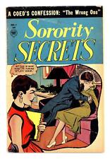 Sorority Secrets #1 GD+ 2.5 1954 picture