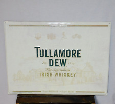 TULLAMORE DEW Legendary Irish Whiskey (2014) 23.5 X 17.5 Large Metal Wall Sign picture