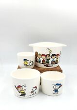 Rae Dunn x Peanuts Snoopy Ceramic Measuring Cups - 2024 Rare picture