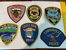Police LawEnforcement collectable patches new full size 6 titles picture