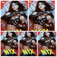 5 Pack NYX #1 Stanley Artgerm Lau Variant PRESALE 7/24 Marvel 2024 Wolverine picture