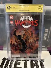 DC VS VAMPIRES #1 CBCS 9.6 Signed Auto James Tynion Cover Variant Batman New NM+ picture