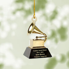 Grammy Music Artist Ornament, Music Achievement Award Christmas Ornament Gift picture