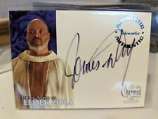 Charmed Conversations James Avery A-7 Autograph Card as Zola the Elder 2005 picture