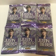 2010 Panini  Justin Bieber SEALED PACK Chance For Drake  Rookie 6 Packs picture