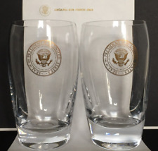 PRESIDENT JOHN F KENNEDY -RARE 'AIR FORCE ONE' JUICE GLASSES- WHITE HOUSE-ISSUE picture