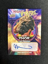 2023 UD Thor Love & Thunder MIGHTY GRAPHS AUTOGRAPH TAIKA WAITITI AS KORG picture