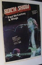 The Beatles Paul McCartney And Wings Poster Orig Vintage Italian Rock Show 1980 picture