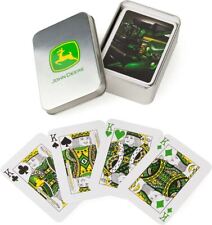 John Deere Licensed Playing Cards with Collectible Tin Case picture