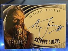 FARSCAPE Anthony Simcoe as Ka D'Argo Autograph Card picture
