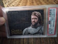 Game of Thrones Rory McCann Inflexions Autograph PSA 8 picture