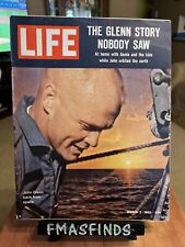 1962 JOHN GLENN NASA ASTRONAUT March 2 LIFE MAGAZINE  picture