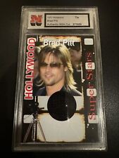 NSA Hollywood Superstars Brad Pitt Authentic Cut Tie 1/1 picture