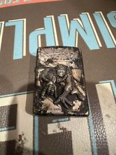 Vintage Zippo 2002 Marvel Spider Man Limited Edition Serial No. 0458 Oil Lighter picture