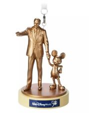 Disney 50th Anniversary Walt And Mickey Mouse Holiday Ornament New picture