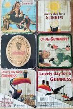 Guinness set of 6 Cork backed Coasters picture